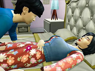 Japanese step Son Fucks Japanese Maw Compare arrive Taking A Bath - Family Intercourse Taboo